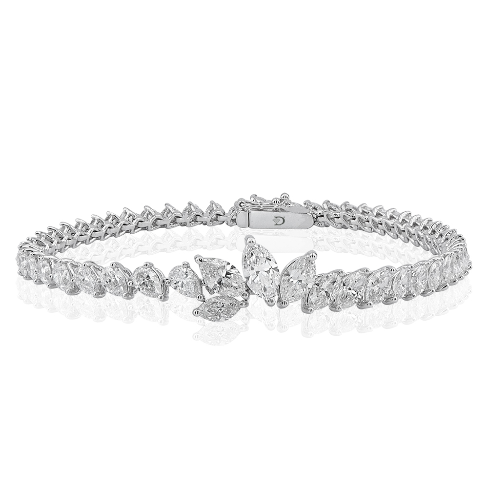 6,96 Ct. Diamond Design Bracelet